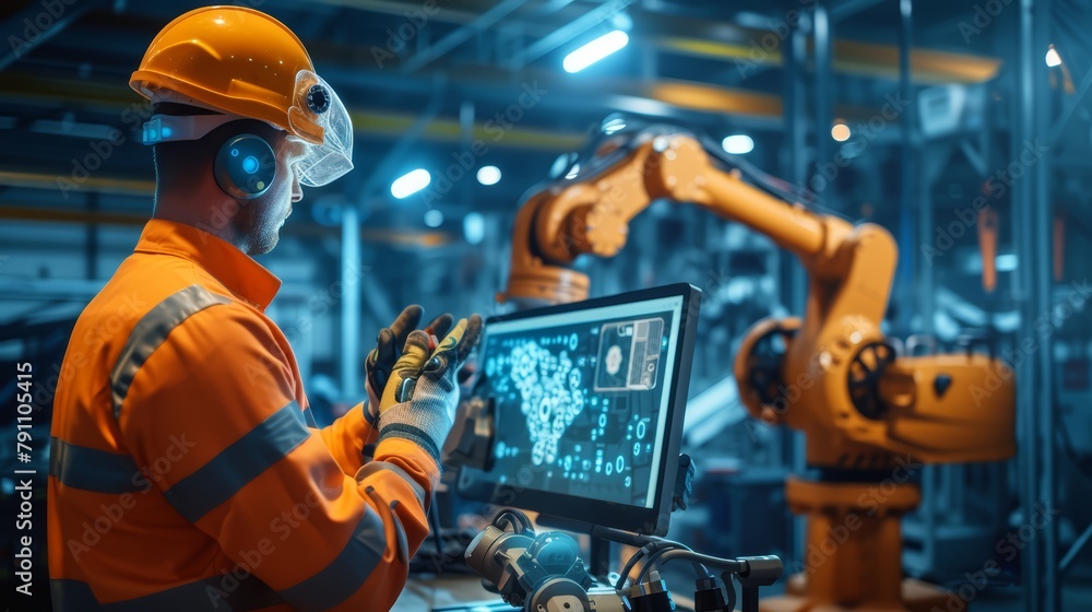 the role of human-robot collaboration in construction, emphasizing the synergy between workers and robots, the role of human-robot collaboration in construction, emphasizing the synergy between workers and robots,