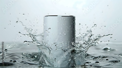 Invigorating Water Splash Enhancing Product Container