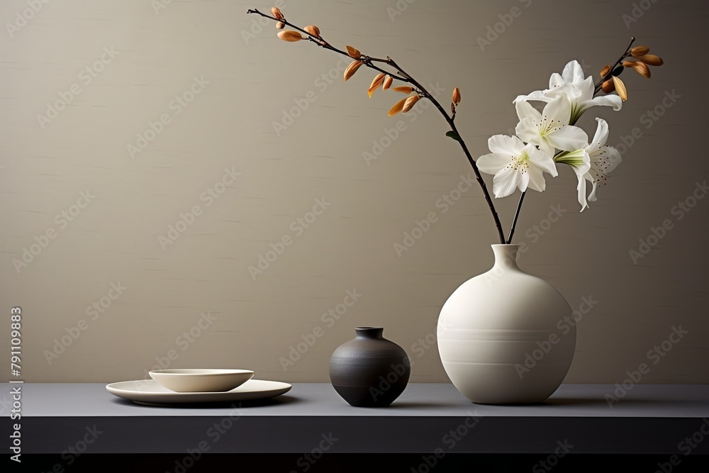 Ikebana Flowers: Stunning Minimalist Japanese Tea Room Designs Ikebana Flowers: Stunning Minimalist Japanese Tea Room Designs