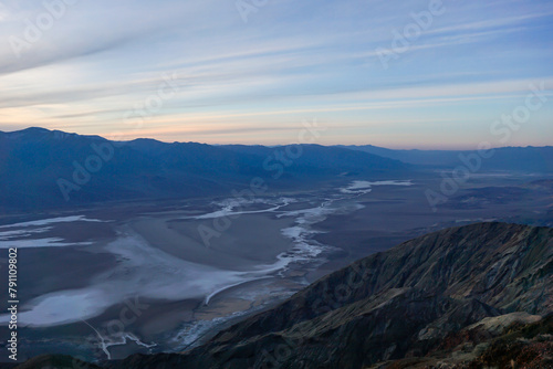 sunset in the mountains - Dante’s view from Death Valley 