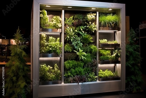 Vertical Garden Bliss  Innovative Space-Saving Tiny House Designs for Green Living Walls