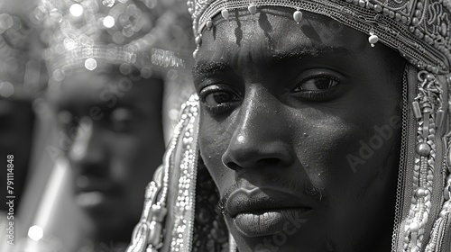 A traditional Ethiopian Timkat (Epiphany) celebration, with processions and rituals, 4k, ultra hd photo