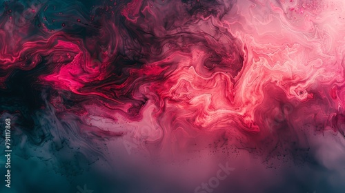 Organic abstract panorama wallpaper background featuring swirling  fluid shapes