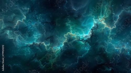 Organic abstract panorama wallpaper background featuring swirling  fluid shapes