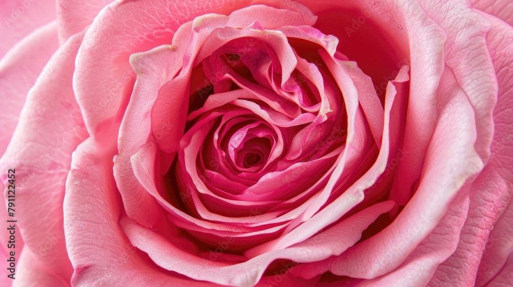 Bright pink rose center close up A display of natural beauty and emotions Bright pink rose center close up A display of natural beauty and emotions
