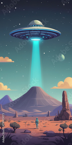 World UFO Day. Ufologist s Day. Unidentified flying object. UFOs on earth