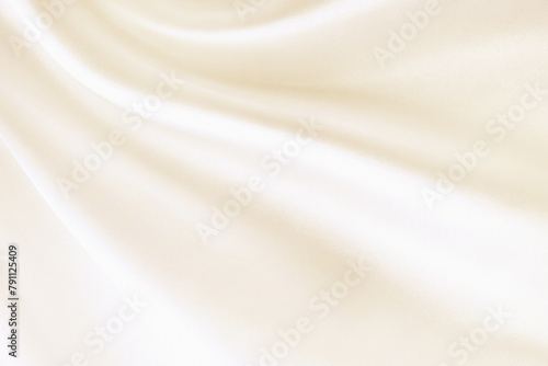 close up of white peach color  wavy blurry fabric background