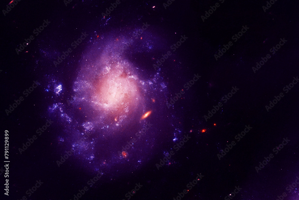 Blue space nebula. Elements of this image furnished by NASA Blue space nebula. Elements of this image furnished by NASA