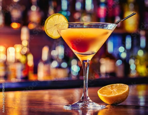 cocktail in the bar