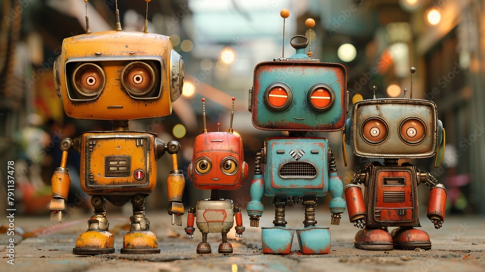 retro robot collection retro robot collection