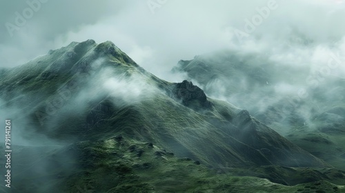 Hills under assault by Clouds photo