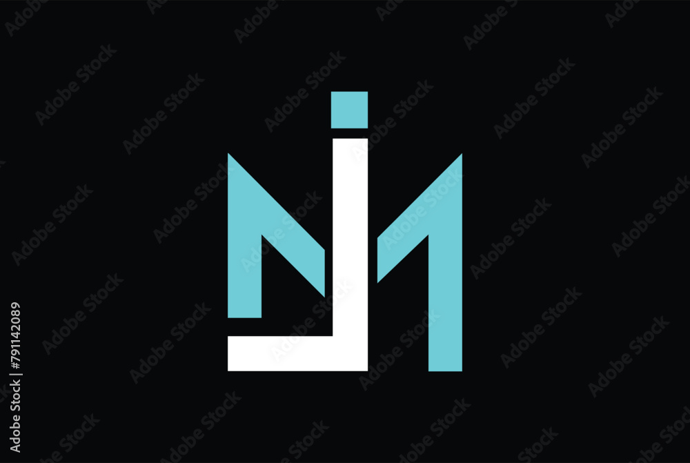 M, J, MJ OR JM Letter logo design template for use all purpose M, J, MJ OR JM Letter logo design template for use all purpose