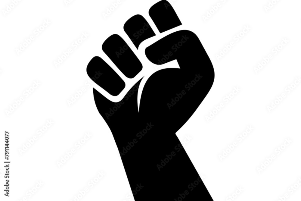 Obraz premium Hand Protest PNG