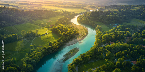 River in the heart of Slovenia. © Hunman