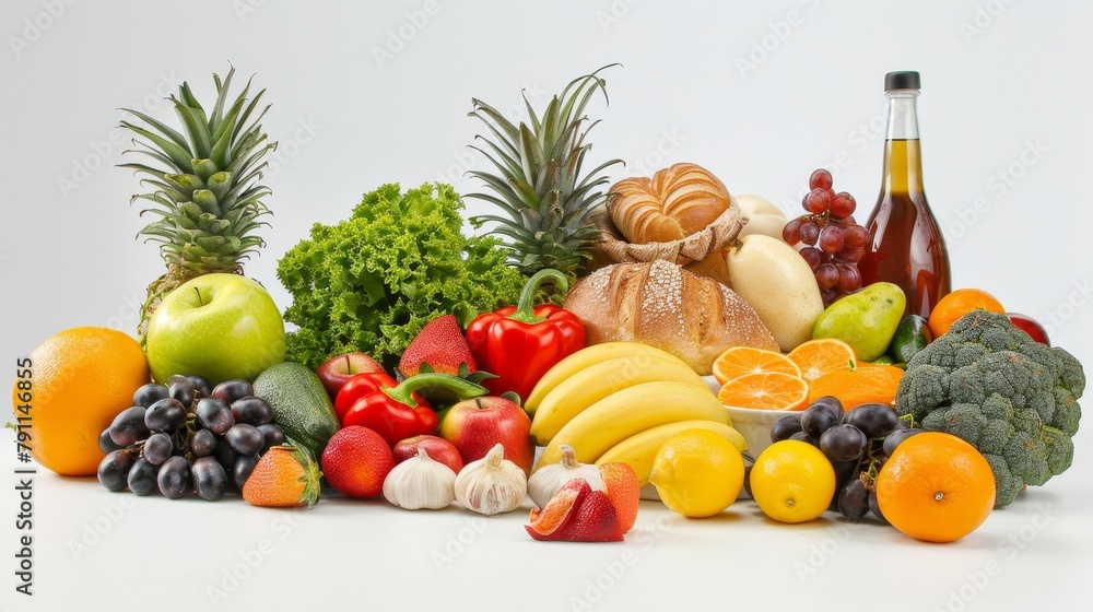 Healthy Eating Photos depicting balanced meals fresh fruits and vegetables and nutritional food choices promoting a healthy lifestyle AI generated illustration Healthy Eating Photos depicting balanced meals fresh fruits and vegetables and nutritional food choices promoting a healthy lifestyle AI generated illustration