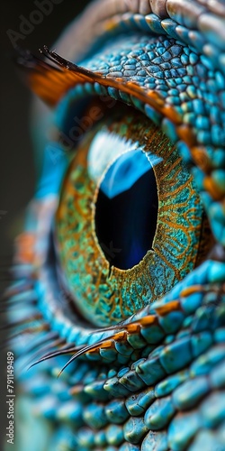 closeup lizards eye blue orange pattern favorite perfect iguana piercing glare eyes lens bear scales shapeshifter partially human photo