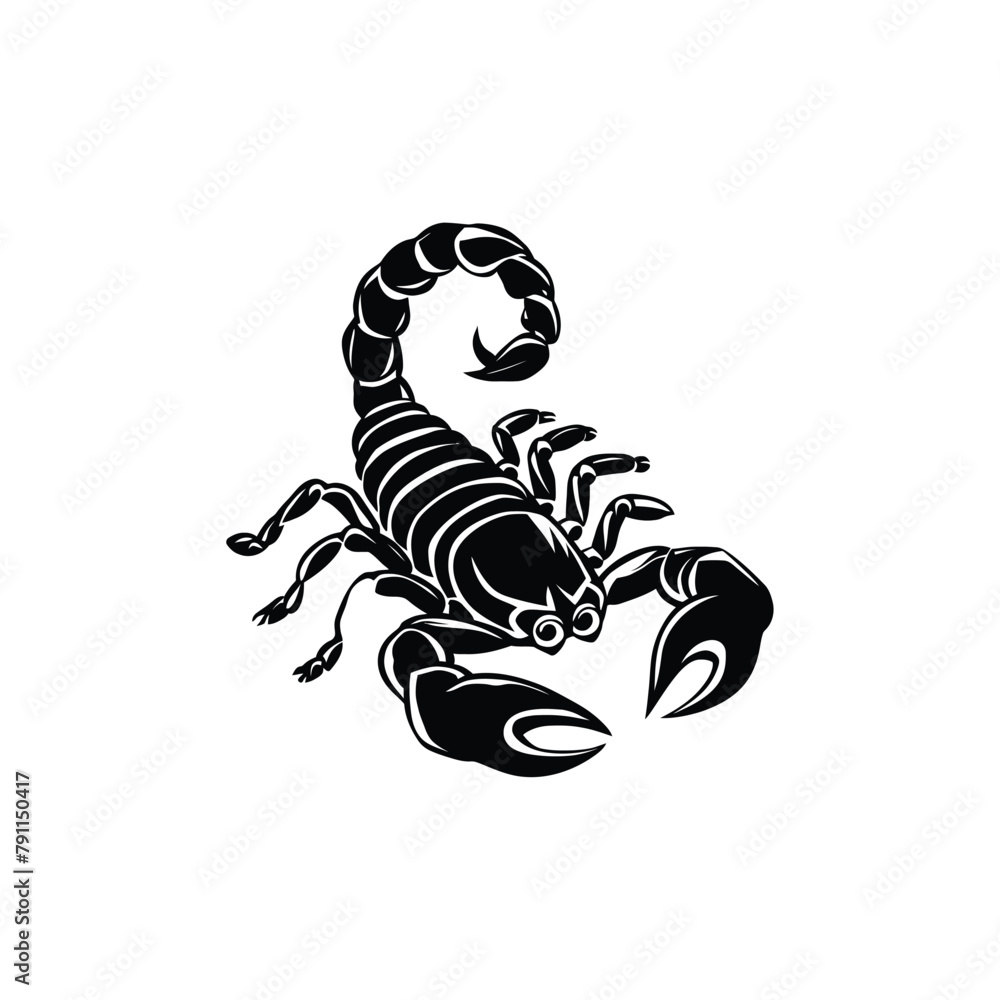 black and white scorpion vector image, suitable for tattoos, icons, logos, t-shirts, eps format black and white scorpion vector image, suitable for tattoos, icons, logos, t-shirts, eps format