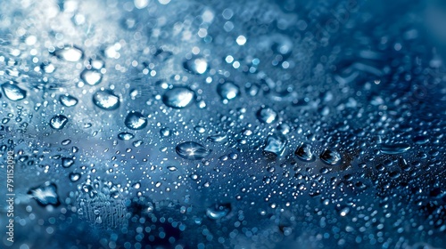 Luminous Water Droplet Close-Up