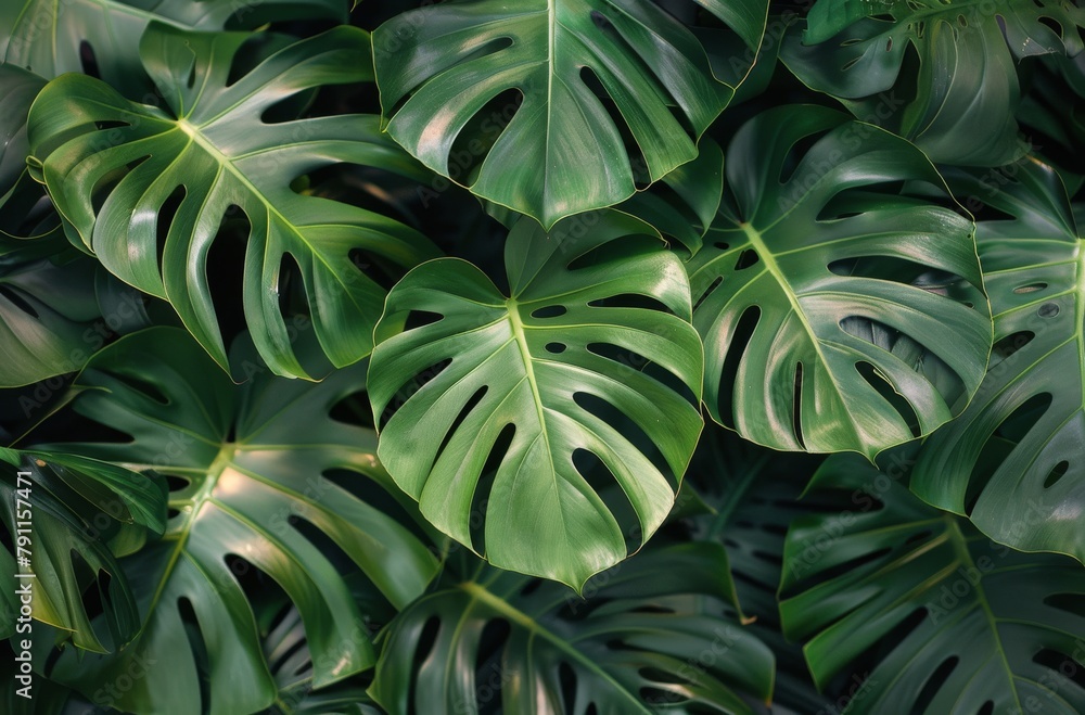 Close Up of a Large Green Leafy Plant