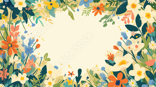 Collection of floral backgrounds or card templates