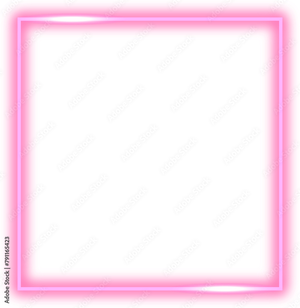 pink neon frame 