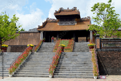 Entrance to the tomb of Tu Duc, Hue, Vietnam