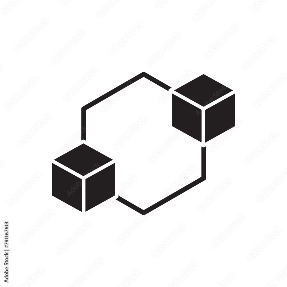 Block Icon - Cube Icon Block Icon - Cube Icon