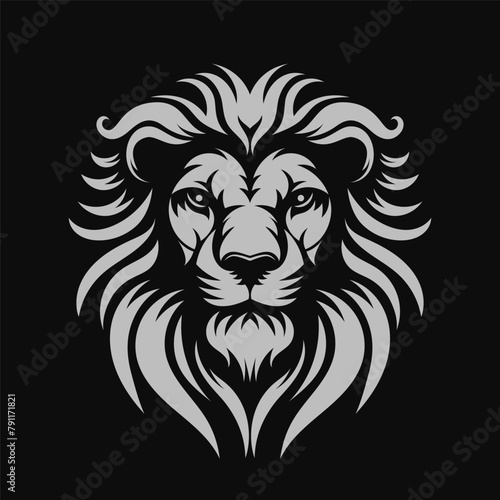 Lion head logo template. Vector illustration © Mr.Vander