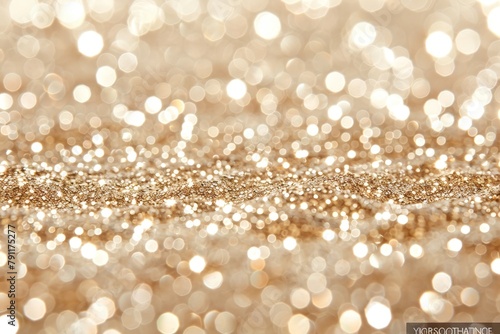 shiny gold glitter background, showcasing its texture and sparkle up close