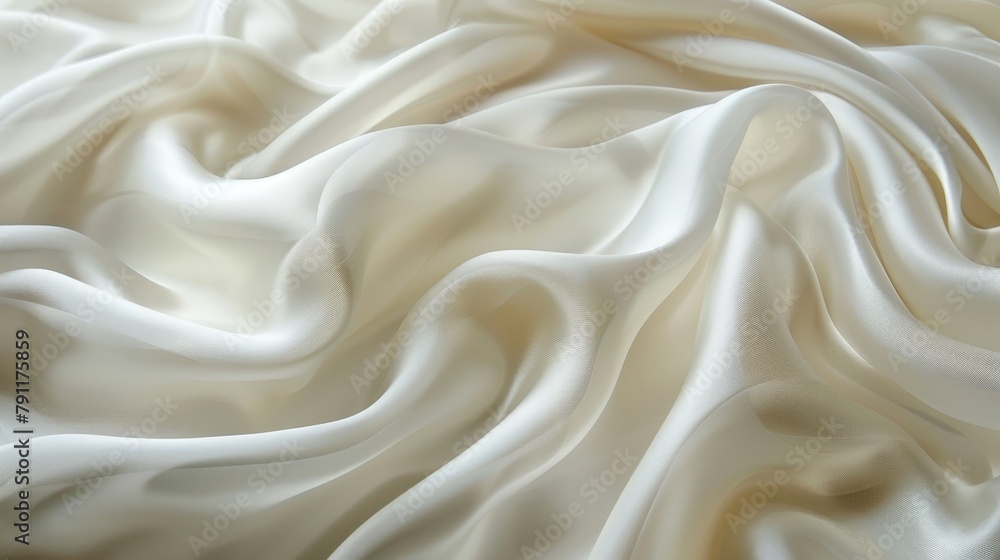 Detailed close up view of a white fabric, showcasing its texture and weave pattern Detailed close up view of a white fabric, showcasing its texture and weave pattern