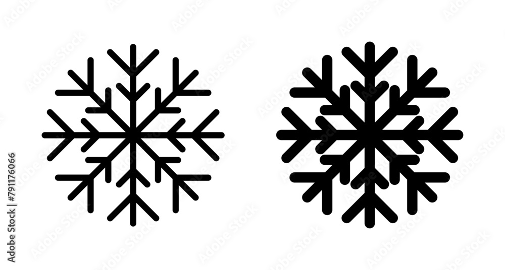 Snowflake icon vector isolated on white background. snow icon vector. Symbol of winter, frozen Snowflake icon vector isolated on white background. snow icon vector. Symbol of winter, frozen