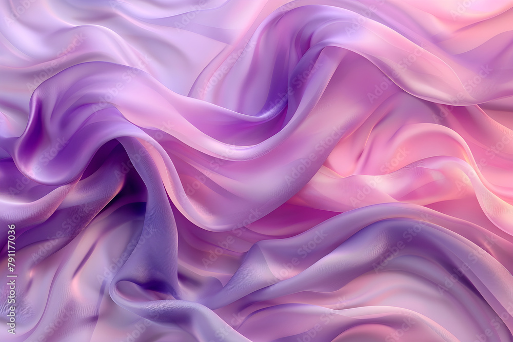 Fototapeta premium Abstract background of colored silk twirling in the wind, perfect for awareness days in May or springtime events.
