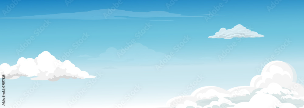 blue sky and clouds background	