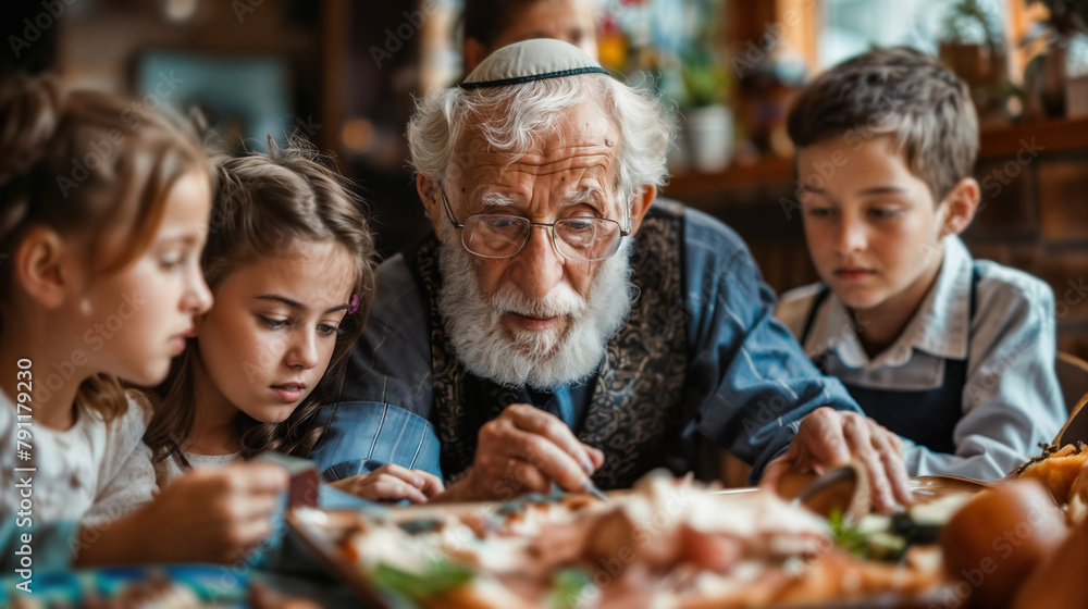 Generational bonding over traditional cooking Generational bonding over traditional cooking