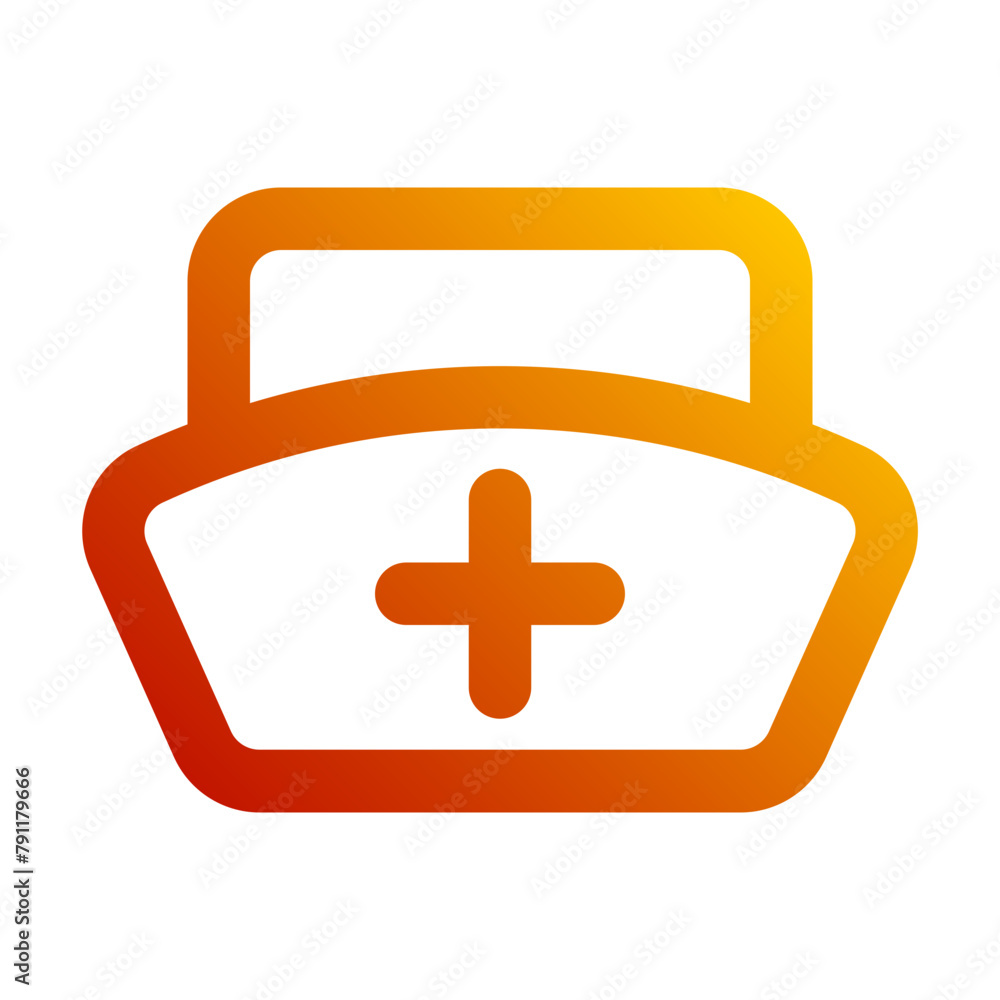 Obraz premium nurse gradient icon