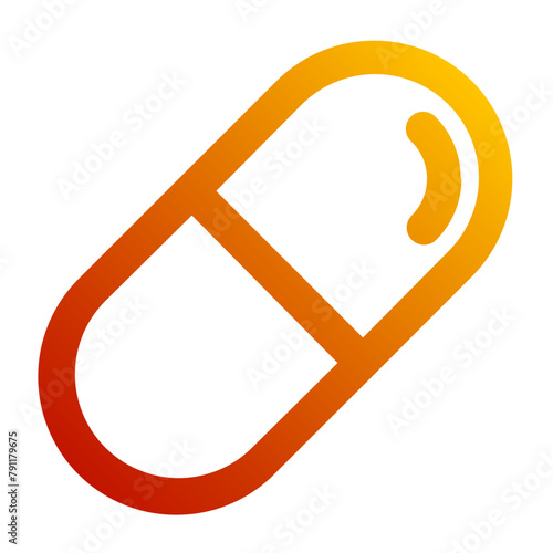 pill gradient icon