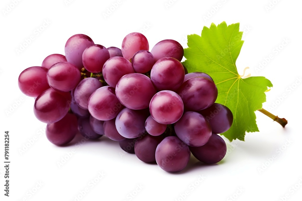 Fototapeta premium Grapes isolated on white background