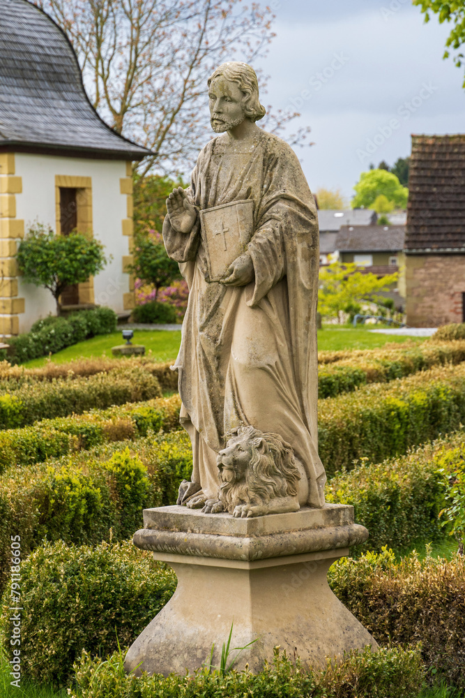 Klostergarten der Benediktinerabtei Tholey, Saarland 