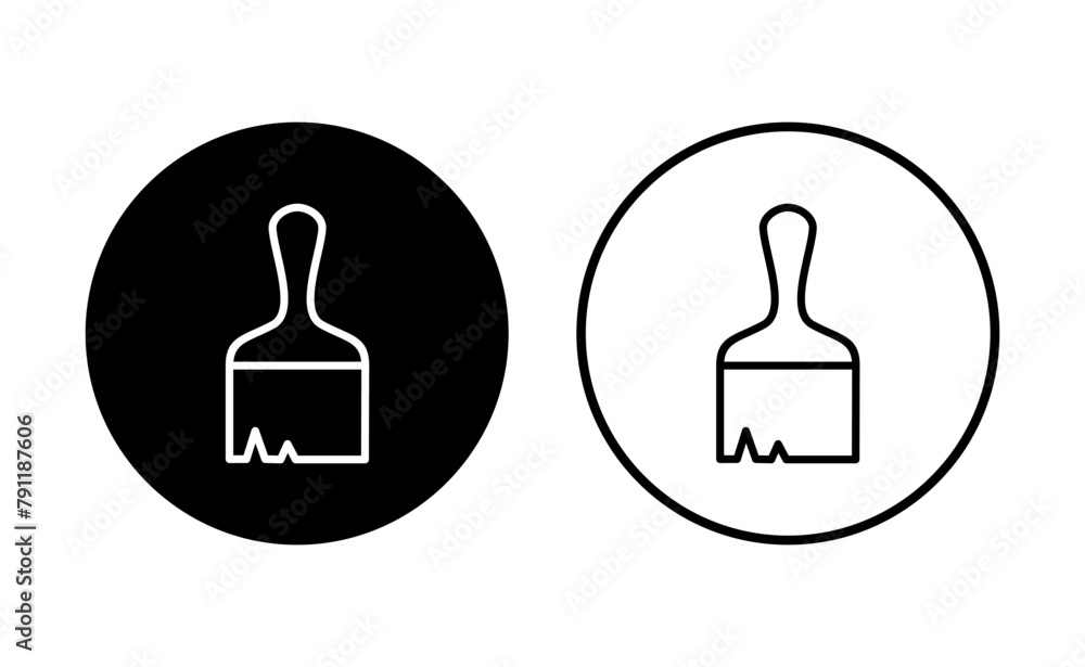 Paint icon set. paint brush icon vector. paint roller icon vector Paint icon set. paint brush icon vector. paint roller icon vector