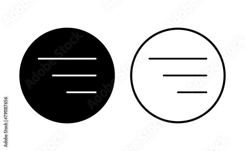 Menu Icon set. web menu icon. hamburger menu symbol