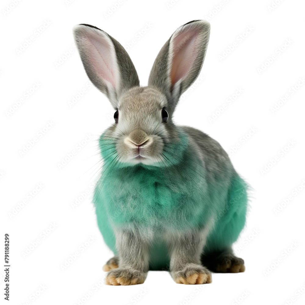 Beautiful Jade Rabbit Isolated On White Background Beautiful Jade Rabbit Isolated On White Background