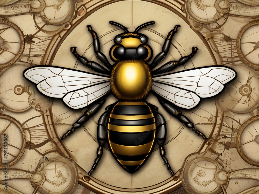 Bee illustration for World Bee Day Bee illustration for World Bee Day