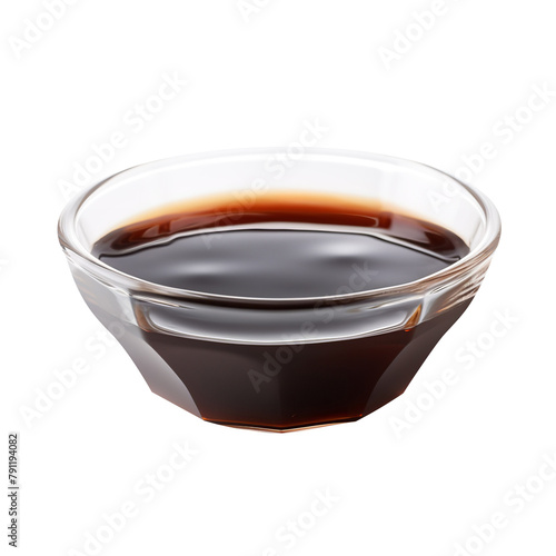 Tasty Kecap Manis Sweet Soy Sauce Isolated On White Backgorund photo