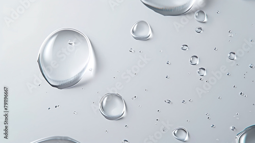 Pristine Water Droplets on a Bright Surface