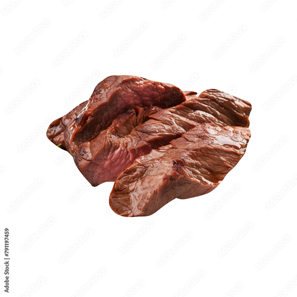 Tasty Lamb The meat Isolated On White Background Tasty Lamb The meat Isolated On White Background