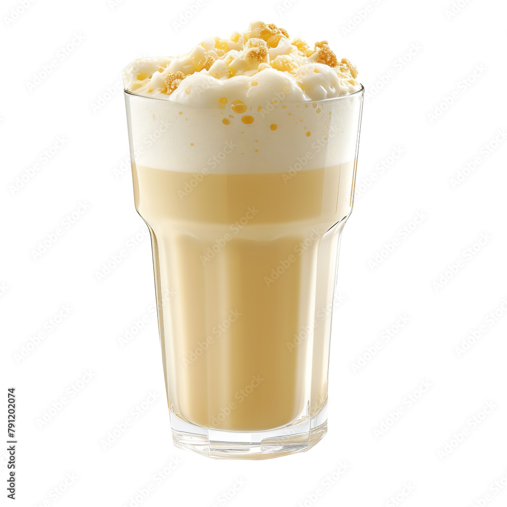 Tasty Loko Fermented maize drink Isolated On White Background Tasty Loko Fermented maize drink Isolated On White Background