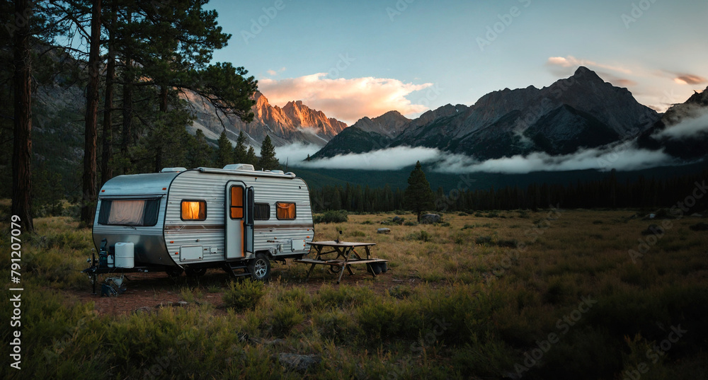 Aventura Itinerante: Explorando o Sentido de Liberdade com Trailers de Acampamento