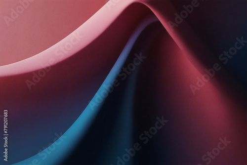 Soft blue and red folds wave background