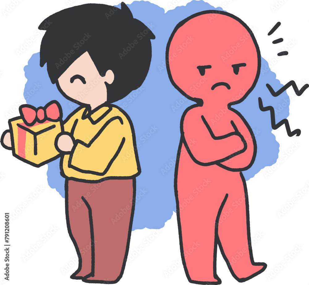 Jealous Glances The Bitter Side of a Gift Vector