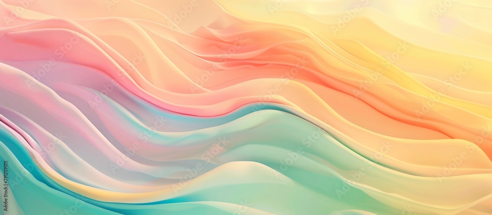 Abstract Pastel Colours Background